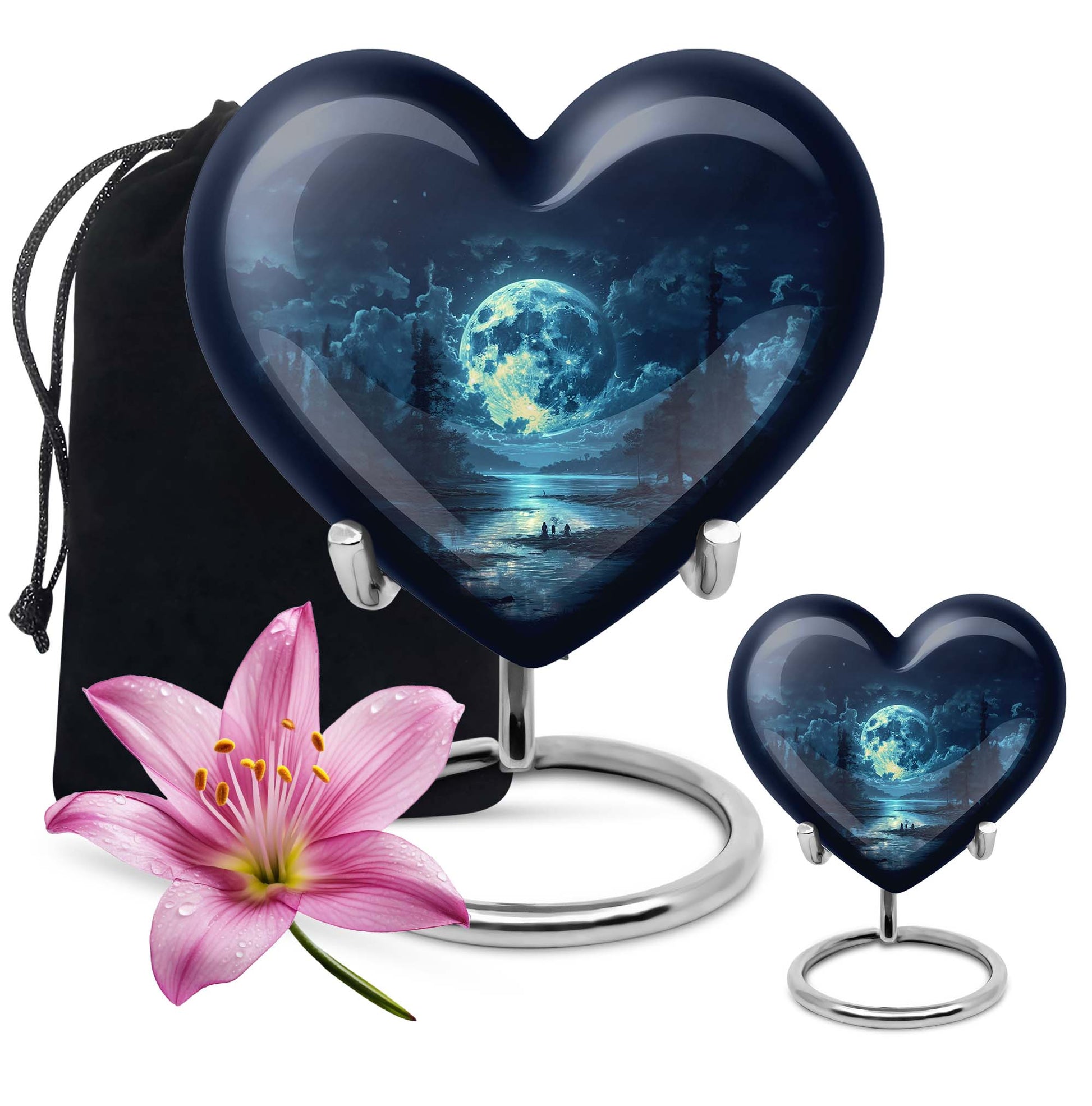 Lunar Small Urn Funeral, Ashes Cremation Urn