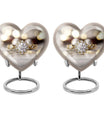 Heart-shaped Ring Urn for adult ashes,