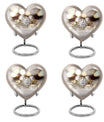 Heart-shaped Ring Urn for adult ashes,
