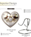 Heart-shaped Ring Urn for adult ashes,