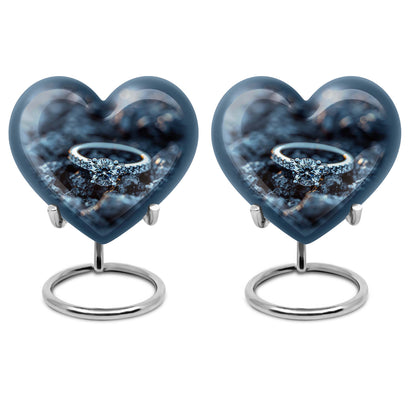a large aluminium memorial cremation urn for mom's ashes