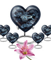 Heart design Ring Urn for ashes.