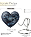 Heart design Ring Urn for ashes.