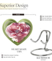 Abstract heart-shaped 10-inch Ring Urn
