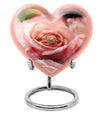 Ring Urn, heart-shaped funeral urn