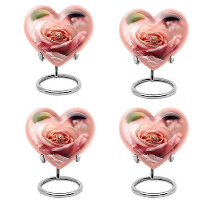 Ring Urn, heart-shaped funeral urn