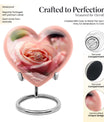 Ring Urn, heart-shaped funeral urn