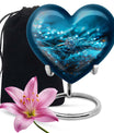 Abstract Heart Ring Urn,