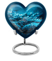 Abstract Heart Ring Urn,