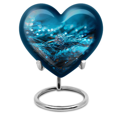 Abstract Heart Ring Urn,