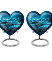 Abstract Heart Ring Urn,