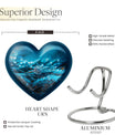 Abstract Heart Ring Urn,