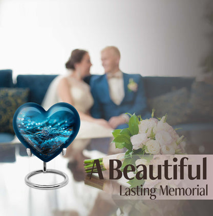 Abstract Heart Ring Urn,