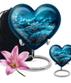 Abstract Heart Ring Urn,