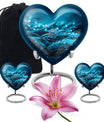 Abstract Heart Ring Urn,
