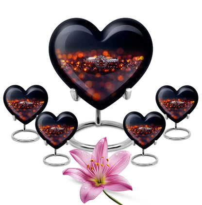 heart urn for human ashes