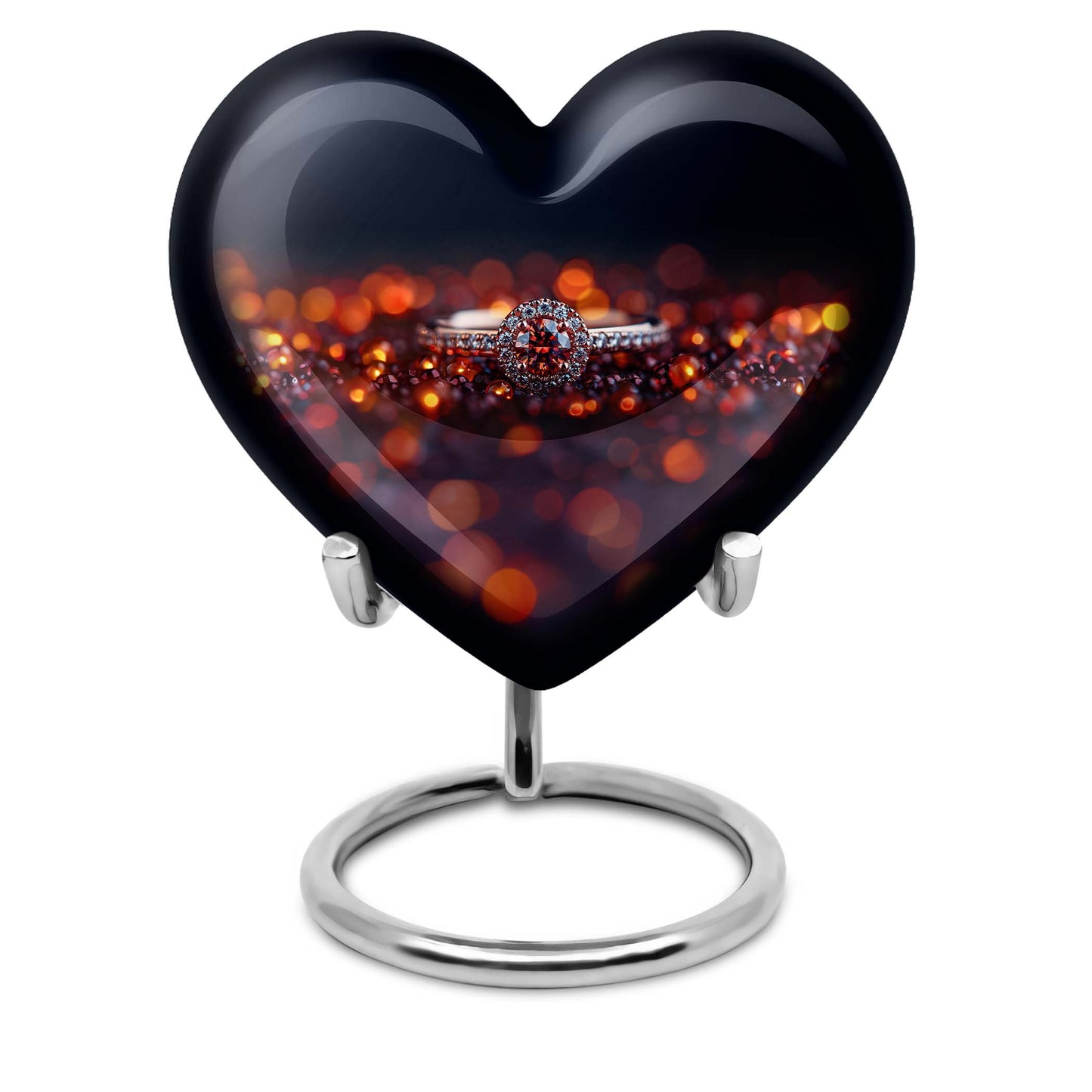 heart urn for human ashes