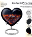 heart urn for human ashes