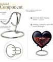 heart urn for human ashes