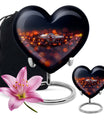 heart urn for human ashes