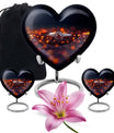 heart urn for human ashes