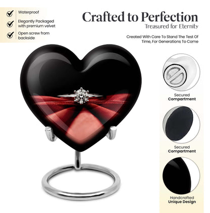 Ring Urn, Heart Design