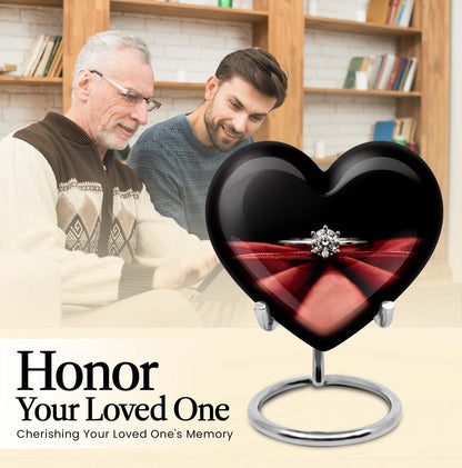 Ring Urn, Heart Design