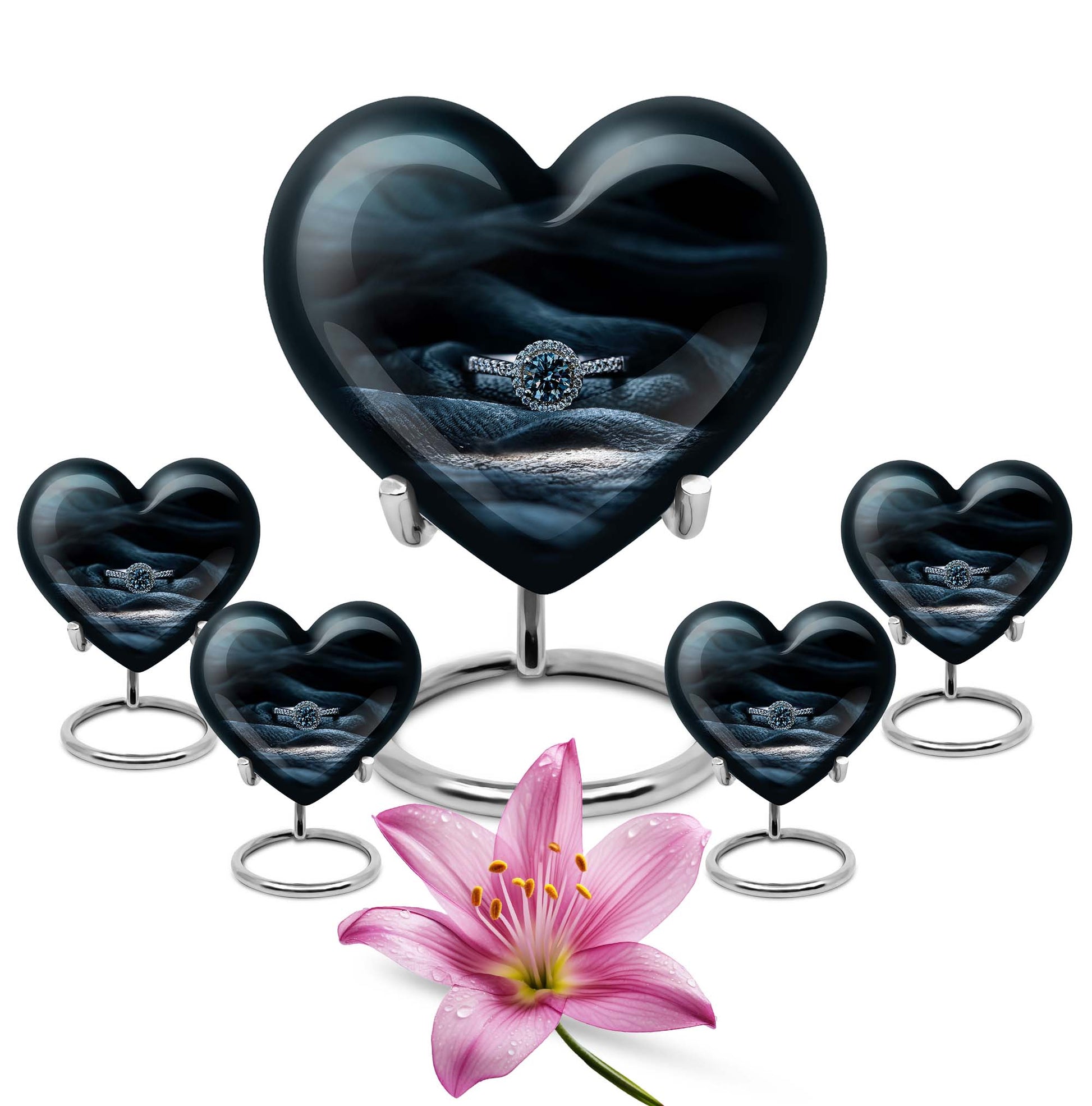 Ring Small Urn For Ashes Funeral, Ashes Cremation Urn For Ashes