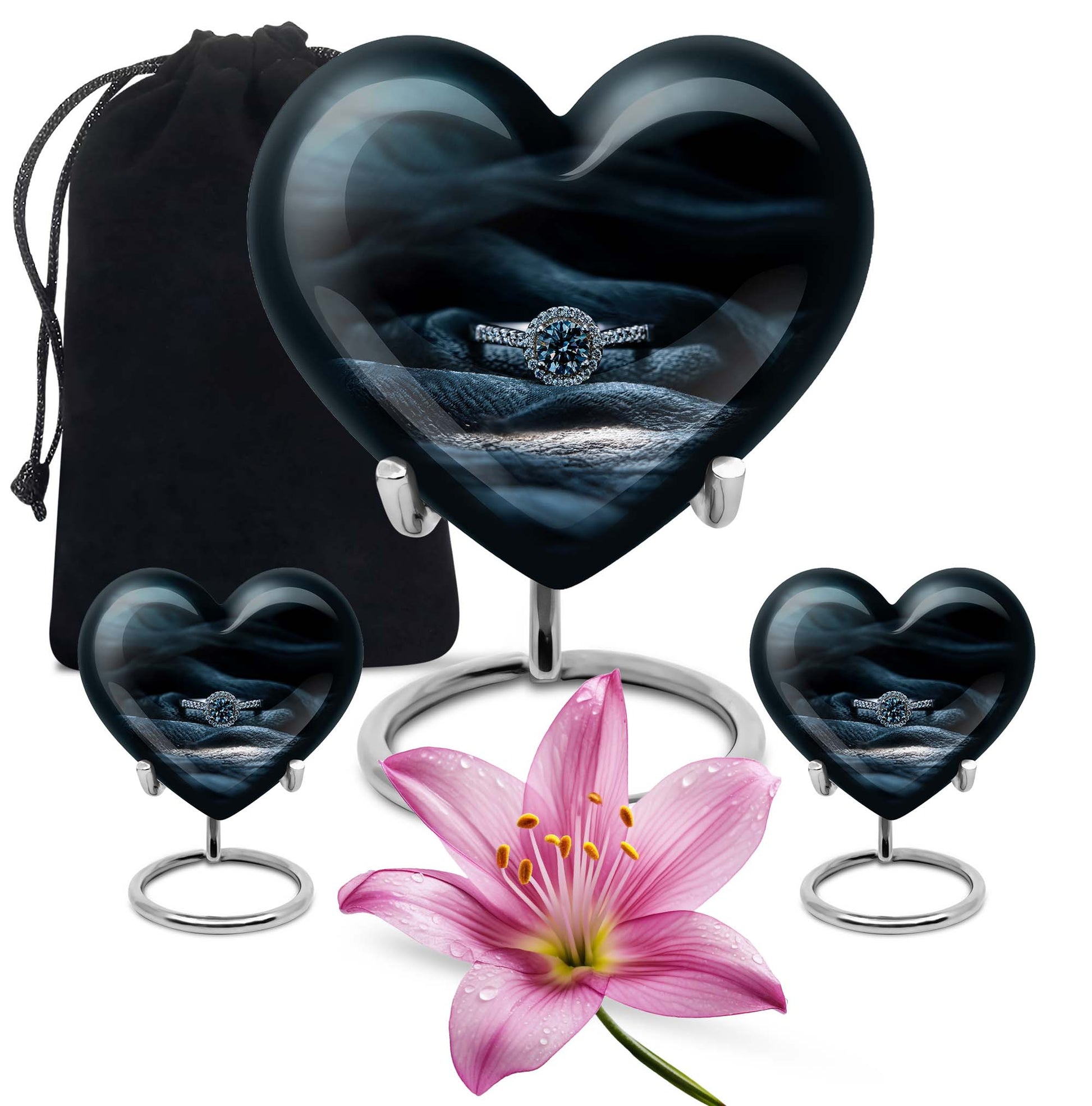 Ring Small Urn For Ashes Funeral, Ashes Cremation Urn For Ashes