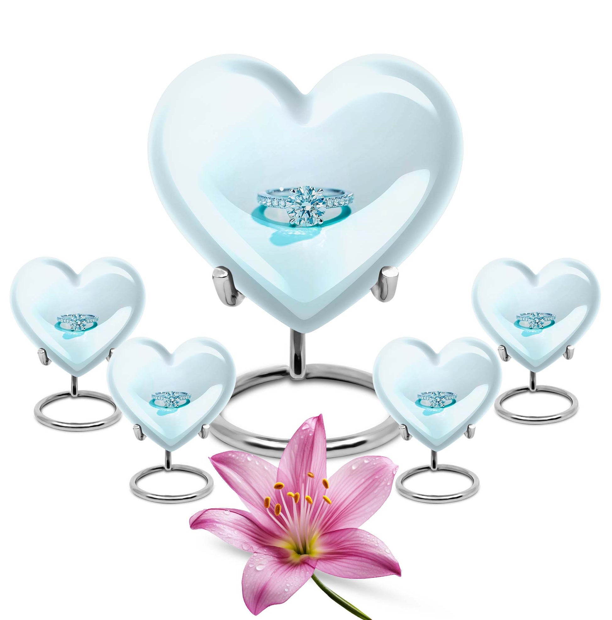 Ring Small Urn For Ashes Adult Male Large Funeral, Ashes Urn