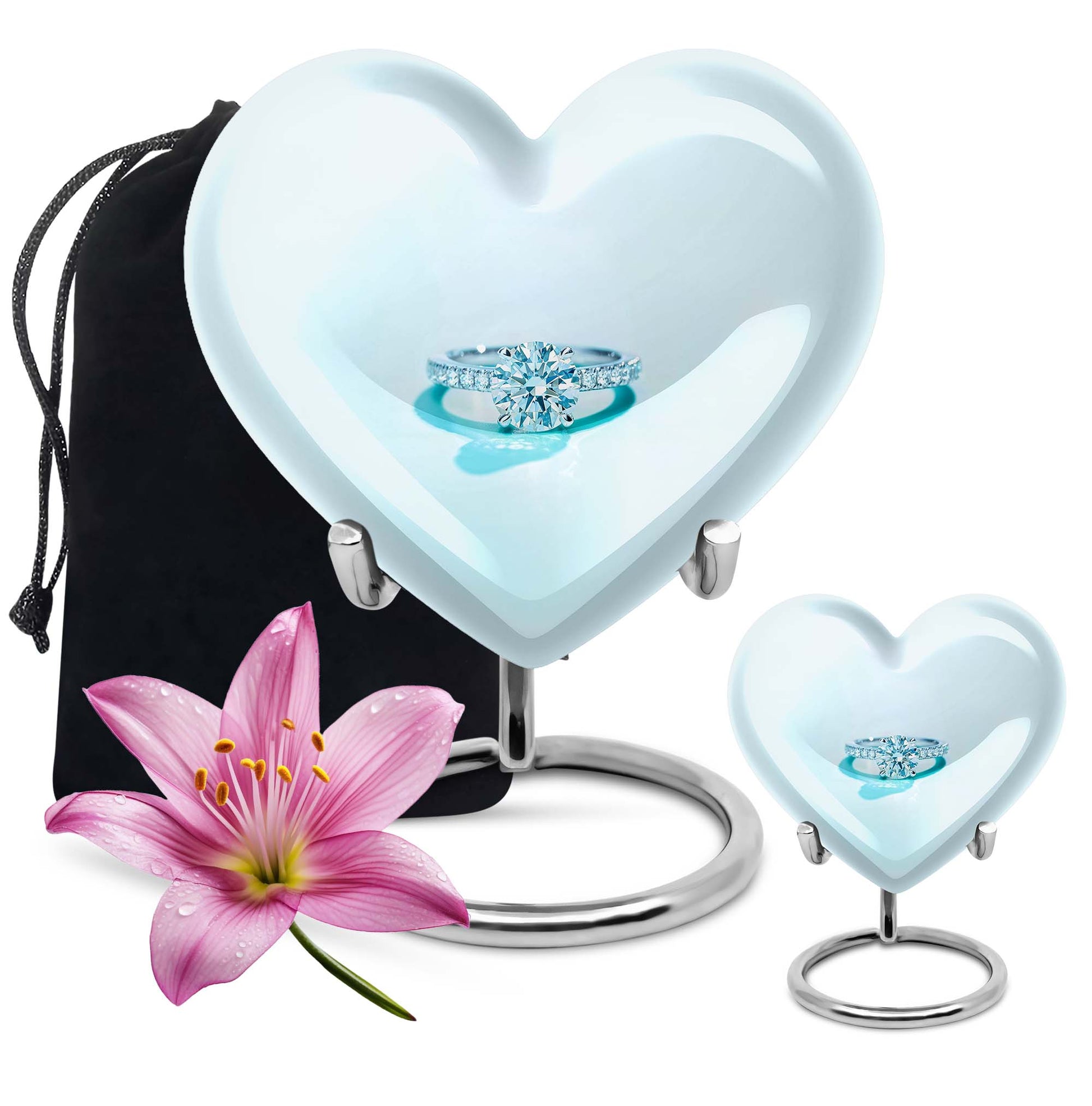 Ring Small Urn For Ashes Adult Male Large Funeral, Ashes Urn