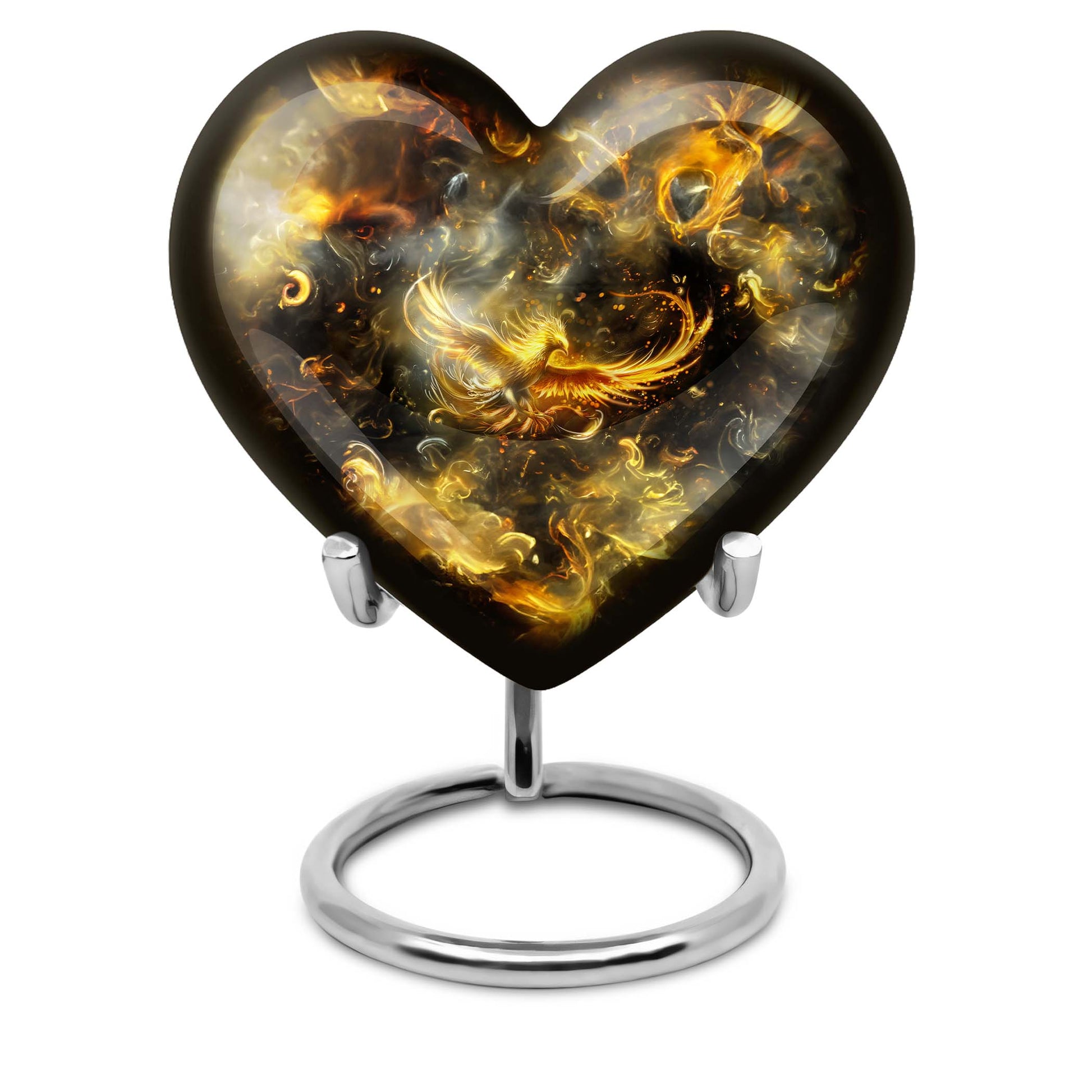 heart-shaped Phoenix Urn