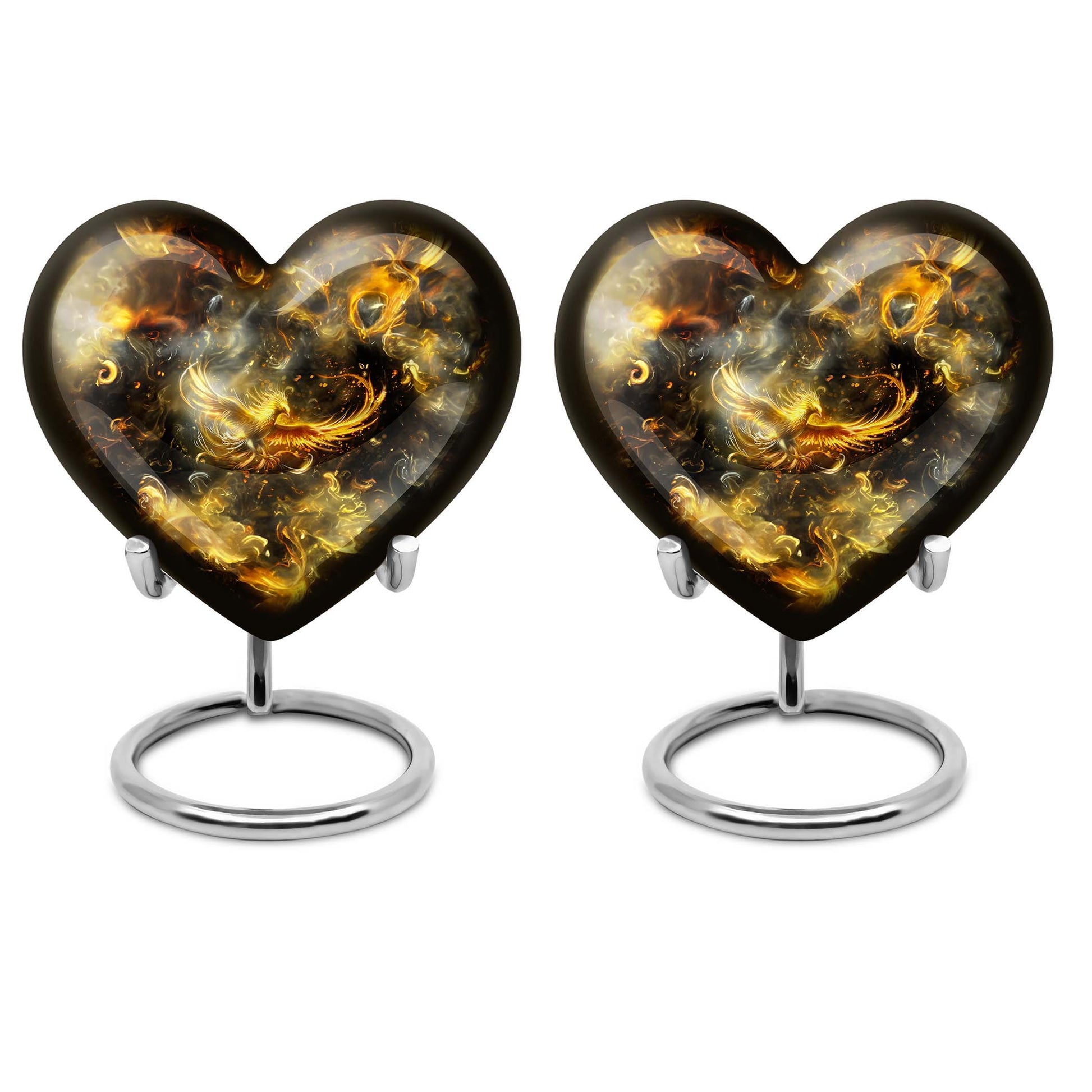 heart-shaped Phoenix Urn