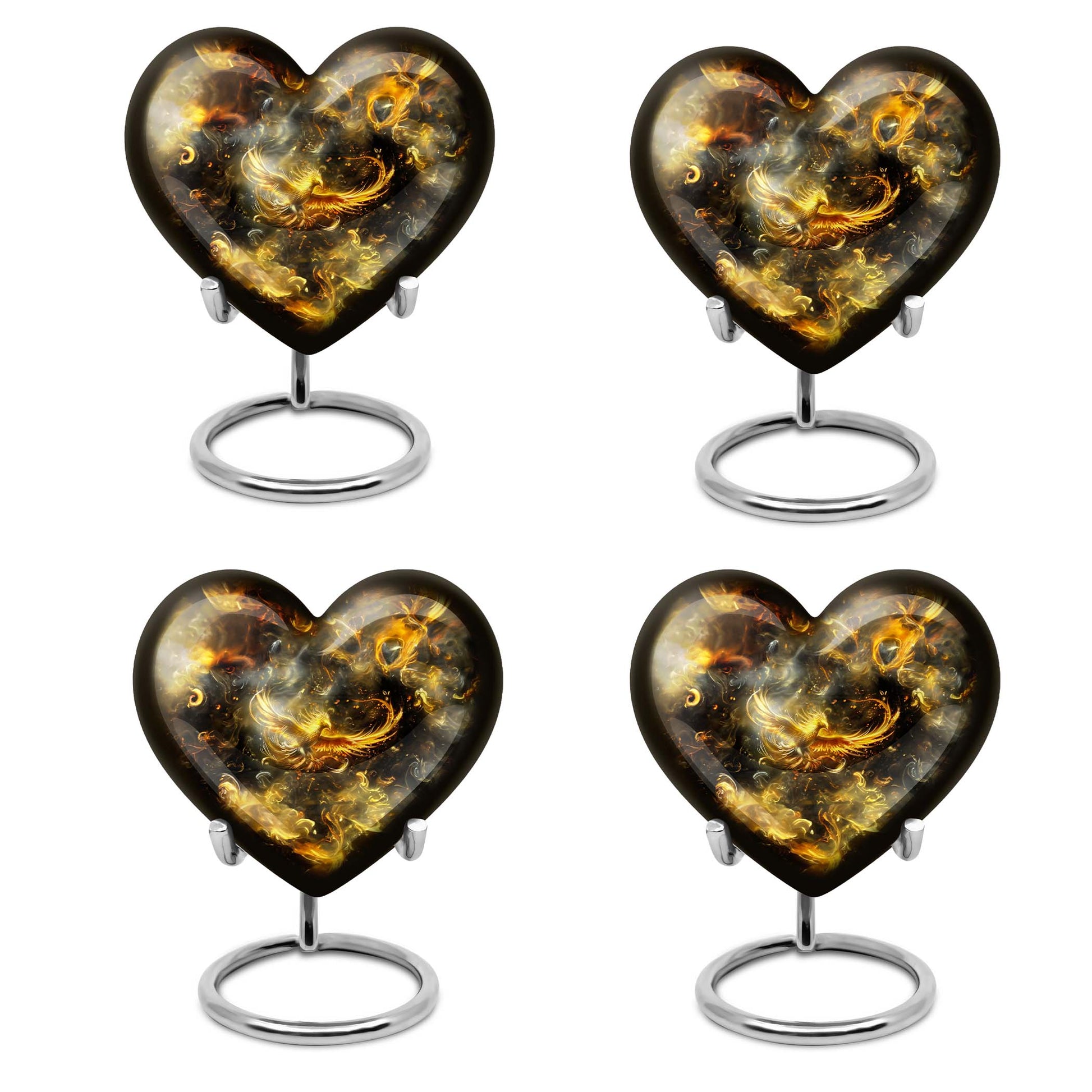 heart-shaped Phoenix Urn