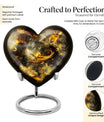 heart-shaped Phoenix Urn