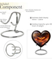 Phoenix Heart Design Cremation Urn for Male Adults