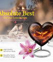 Phoenix Heart Design Cremation Urn for Male Adults