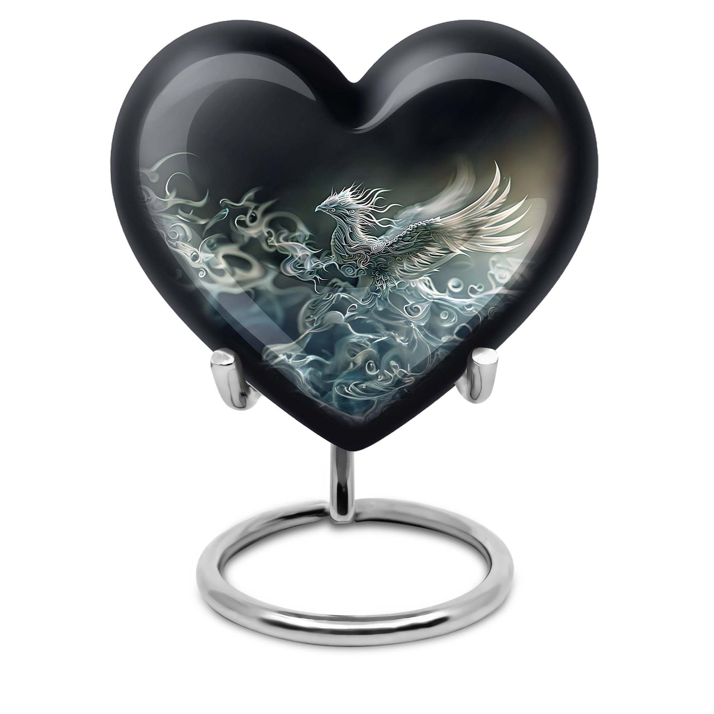 phoenix heart urn for dad