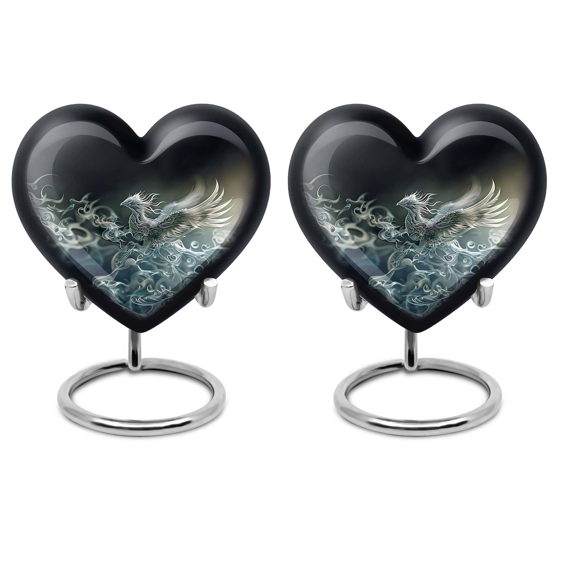 phoenix heart urn for dad