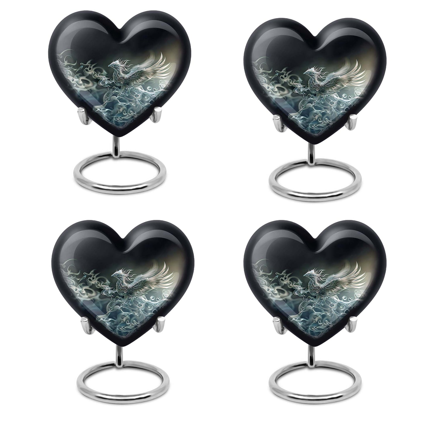phoenix heart urn for dad