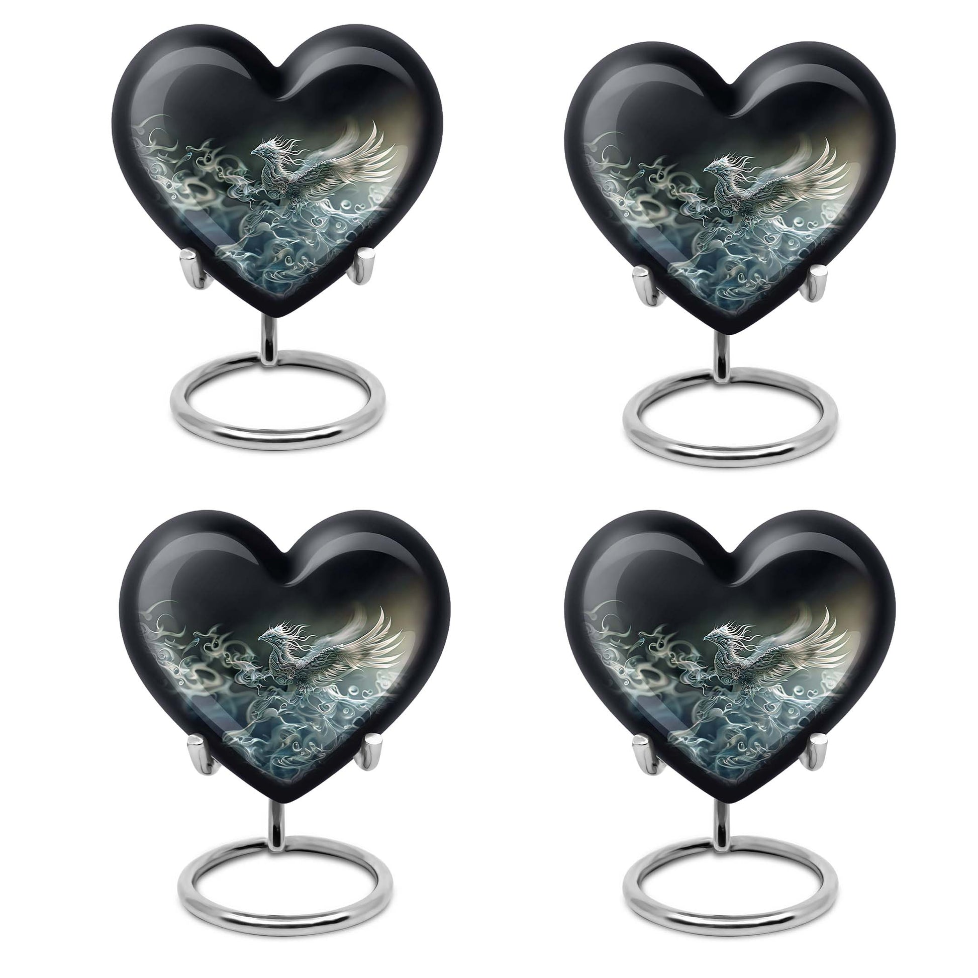 phoenix heart urn for dad