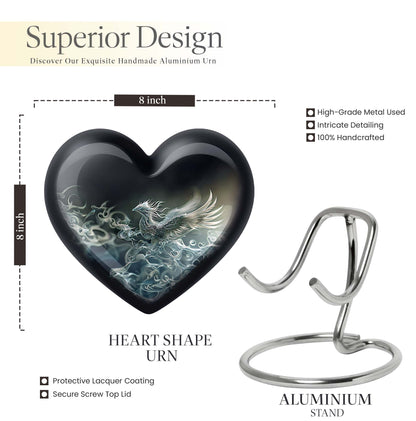 phoenix heart urn for dad