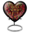 10 inch heart-shaped Phoenix Urn, 