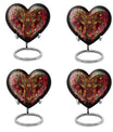 10 inch heart-shaped Phoenix Urn, 