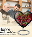 10 inch heart-shaped Phoenix Urn, 