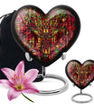 10 inch heart-shaped Phoenix Urn, 