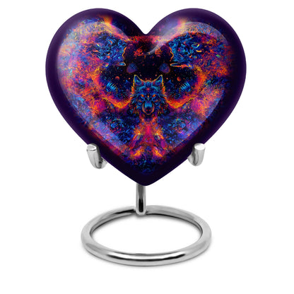 wolf-themed heart