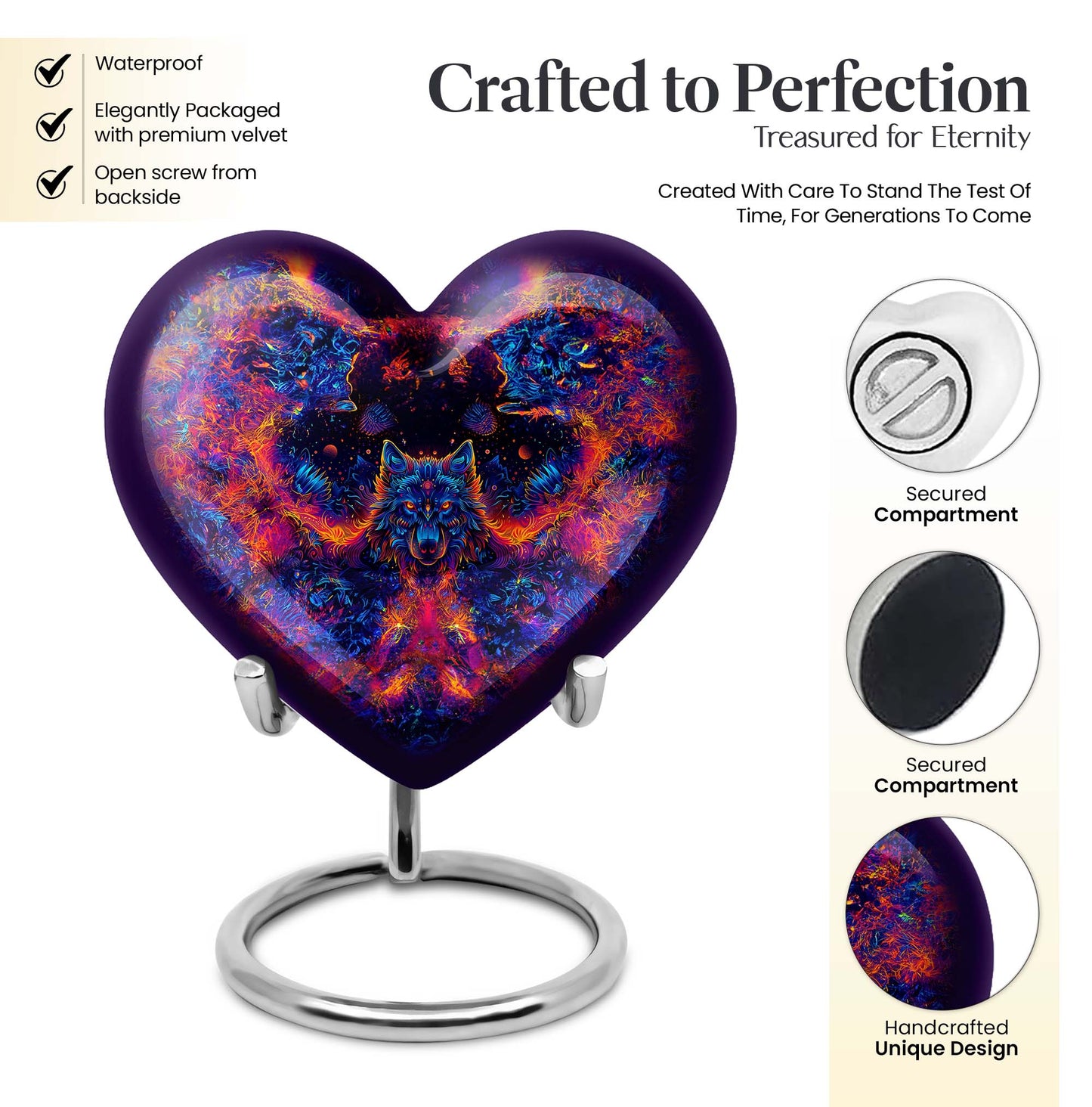 wolf-themed heart