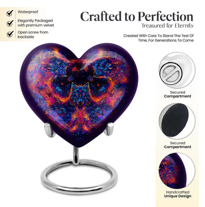 wolf-themed heart
