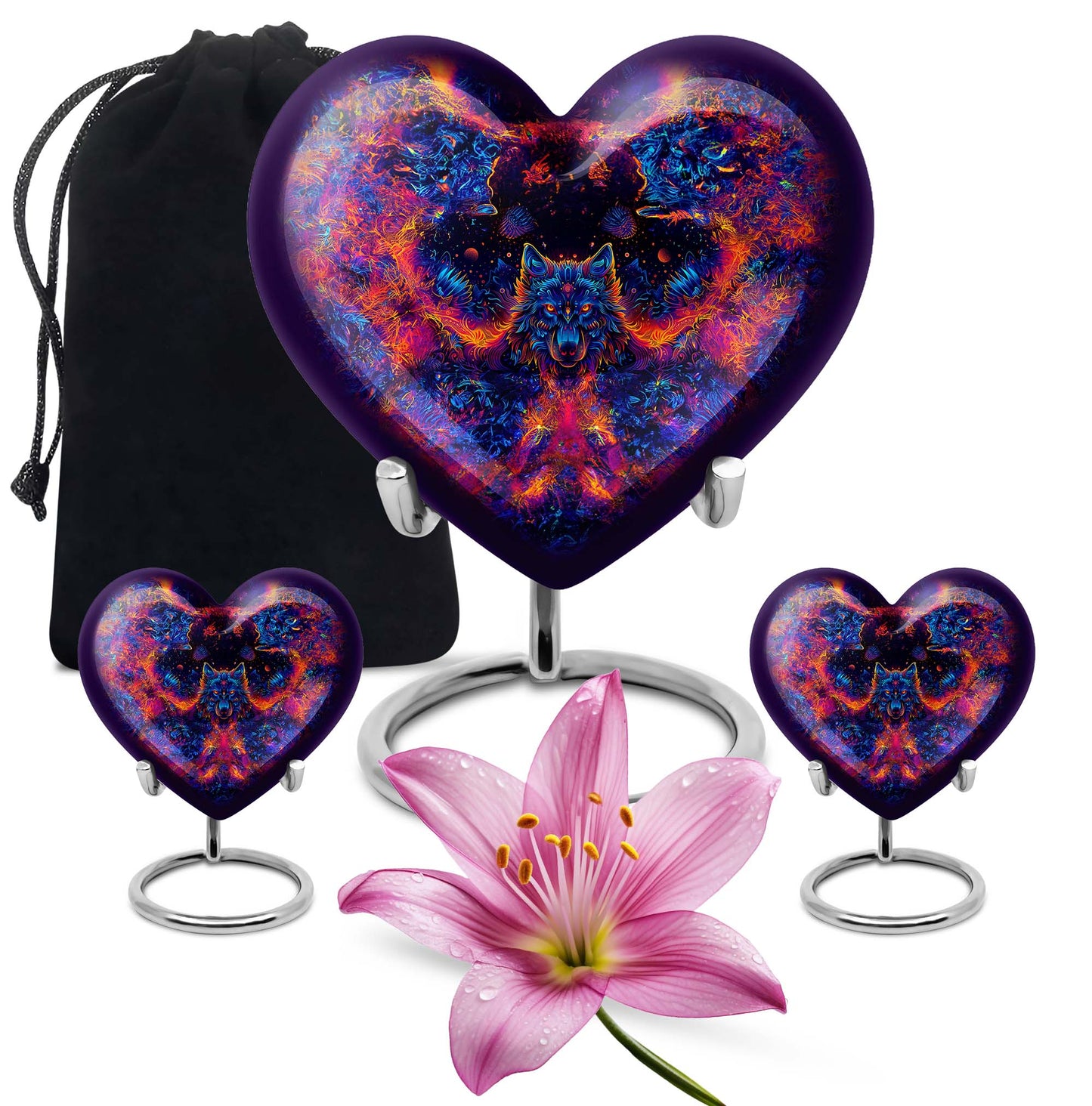 wolf-themed heart